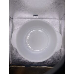 Vintage White Opal Fire King mixing bowl 1.5  Quart Milk Glass